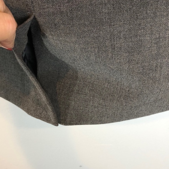 NWT Nordstrom Trending Gray Beaded Classic Pencil Skirt - Picture 5 of 8